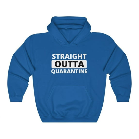 Straight Outta Quarantine Unisex Heavy Blend™ Hooded Sweatshirt