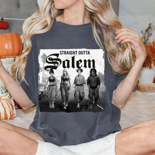 Straight Outta Salem Witches Movie Halloween For Fans . Comfort Colors