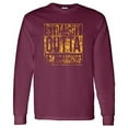 thumbnail image 1 of Straight Outta San Francisco Long Sleeve T-Shirt - X-Large - Maroon, 1 of 6
