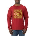 thumbnail image 1 of Straight Outta San Francisco SF Fan | Fantasy Football | Mens Sports Long Sleeve T-Shirt, Red, 2XL, 1 of 4