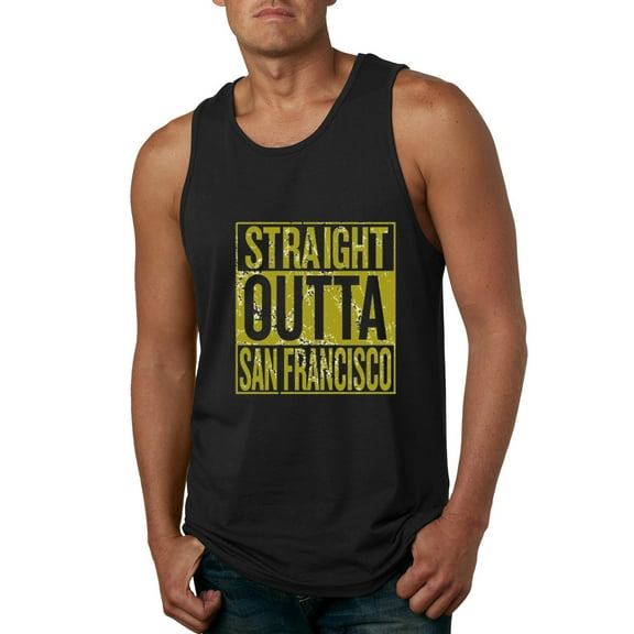 Straight Outta San Francisco SF Fan Pride Sports Graphic Tank Top