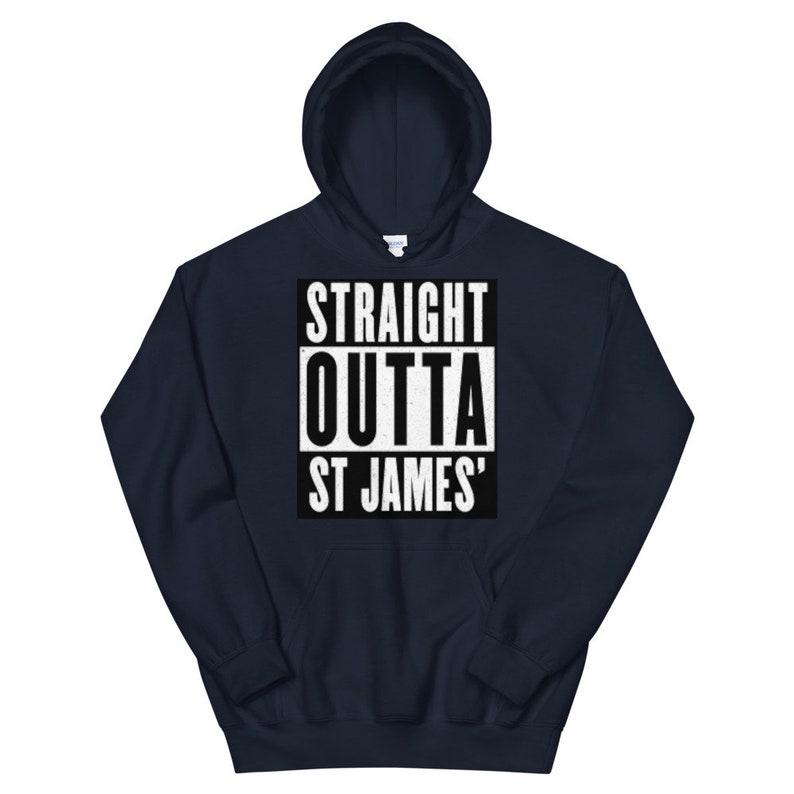 Straight Outta St James, Newcastle Fan Hoodie/ Newcastle fan gift