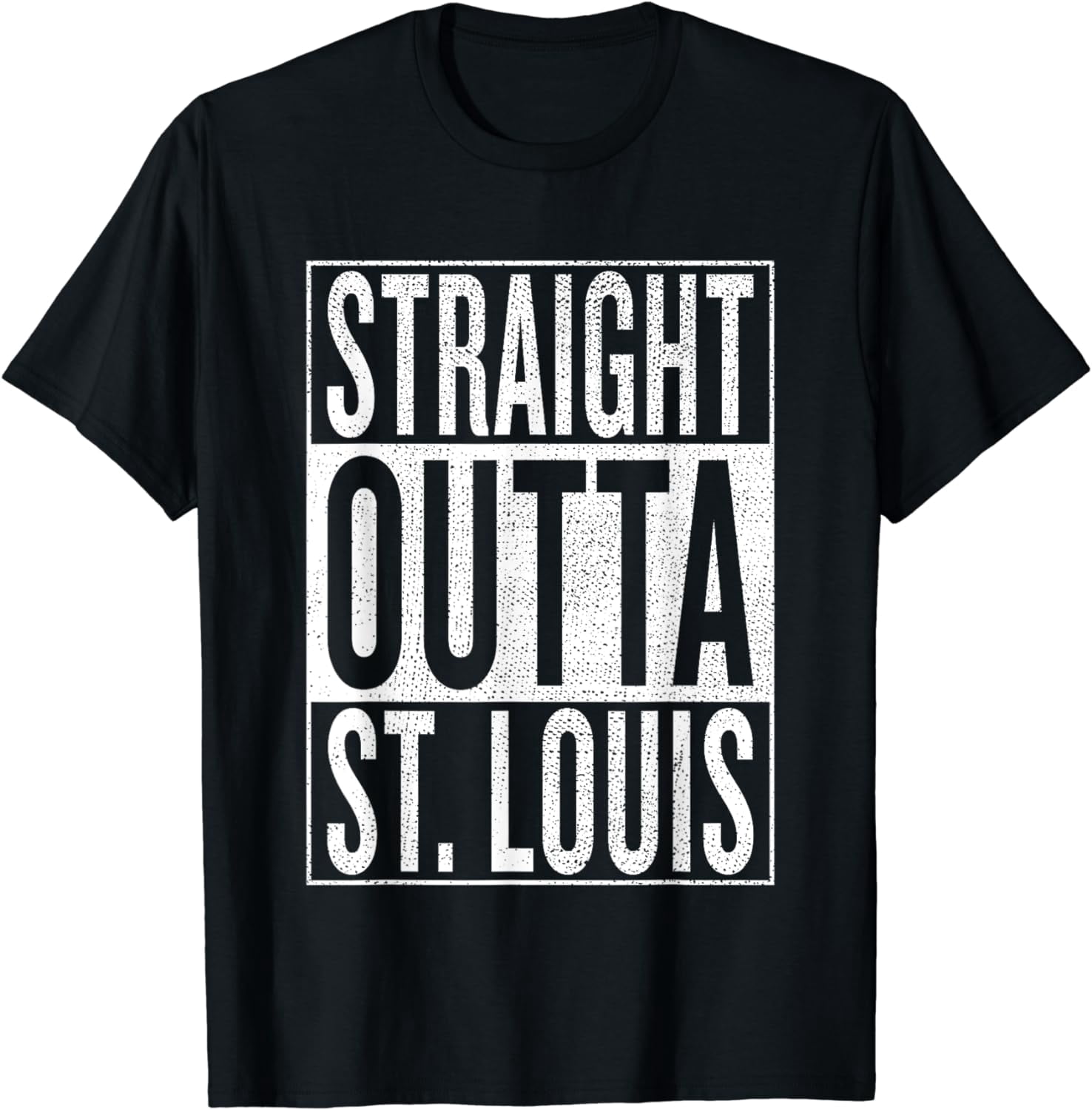 Straight Outta St. Louis Great Travel & Gift Idea T-Shirt - Walmart.com