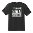 thumbnail image 1 of Straight Outta Stars Hollow Funny Tee Mens Graphic T Shirts Black,XXL, 1 of 1