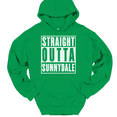 thumbnail image 1 of Straight Outta Sunnydale Hooded Sweatshirt Hoodie Funny TV Show Humor - Green, 5XL, 1 of 1