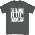 thumbnail image 1 of Straight Outta Sunnydale T-Shirt Tee Funny TV Show Humor - Charcoal, S, 1 of 1