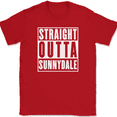 thumbnail image 1 of Straight Outta Sunnydale T-Shirt Tee Funny TV Show Humor - Red, 2XL, 1 of 1