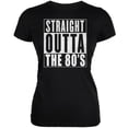 thumbnail image 1 of Straight Outta The 80's Black Juniors Soft T-Shirt - Small, 1 of 1