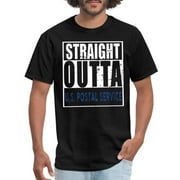 Straight Outta Us Postal Service America Unisex Men's Classic T-Shirt