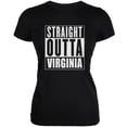 thumbnail image 1 of Straight Outta Virginia Black Juniors Soft T-Shirt - X-Large, 1 of 1