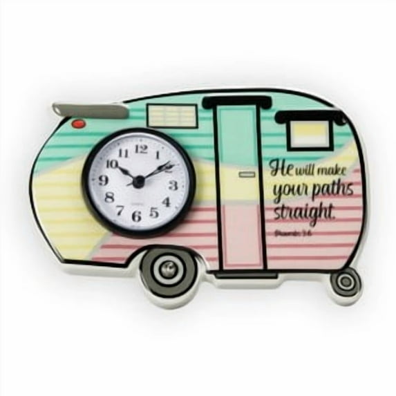 Straight Paths Camper Clock