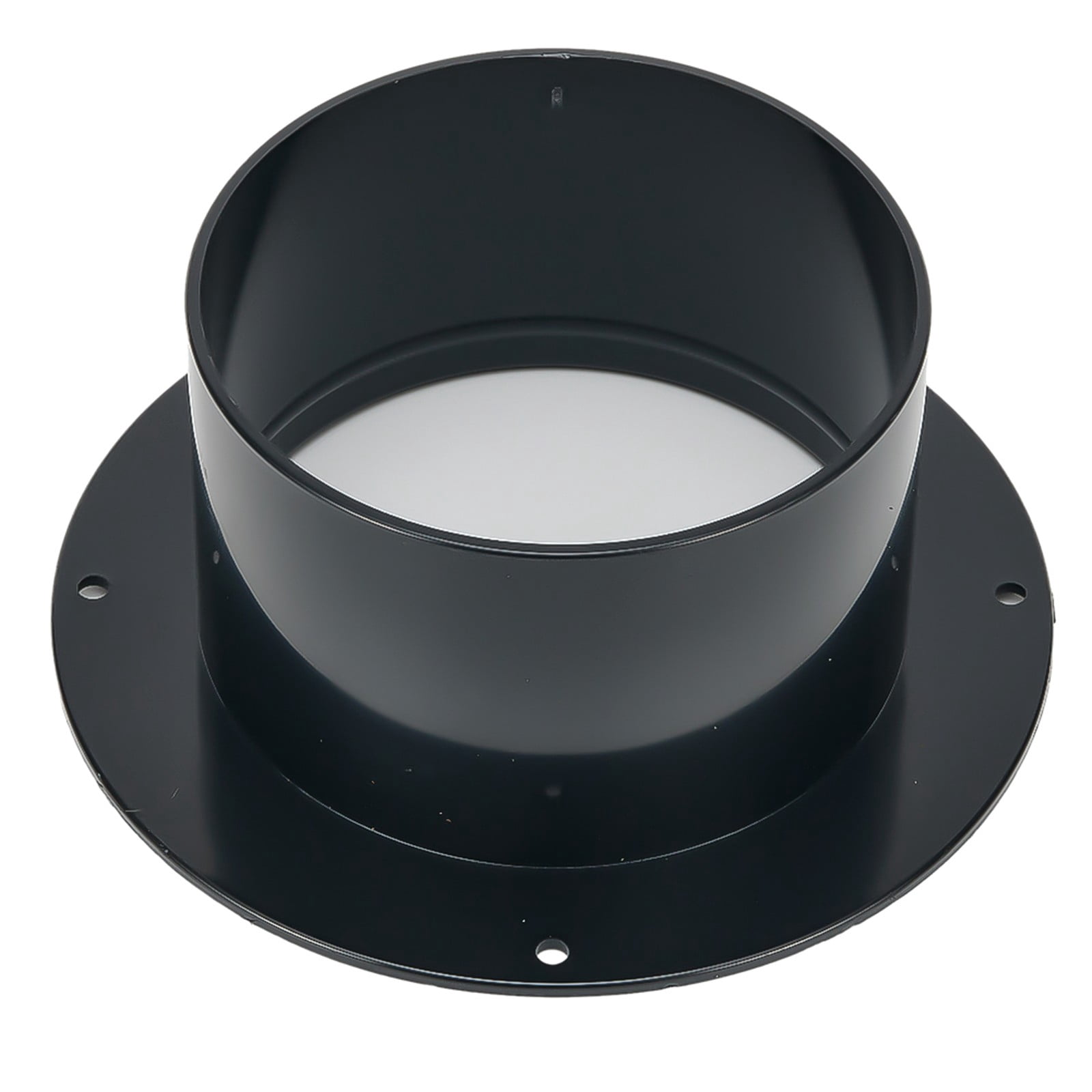 Material Inlet Connector Straight Pipe Flange Ventilation Ducting Exhaust Pipe Connectors for ...