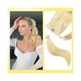 thumbnail image 1 of Straight Ponytail Extension Remy Human Hair Wrap Around Magic Paste Ponytail Hairpiece for Women, 1 of 7