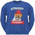 thumbnail image 1 of Straight Puggin' Royal Adult Sweatshirt, 1 of 1