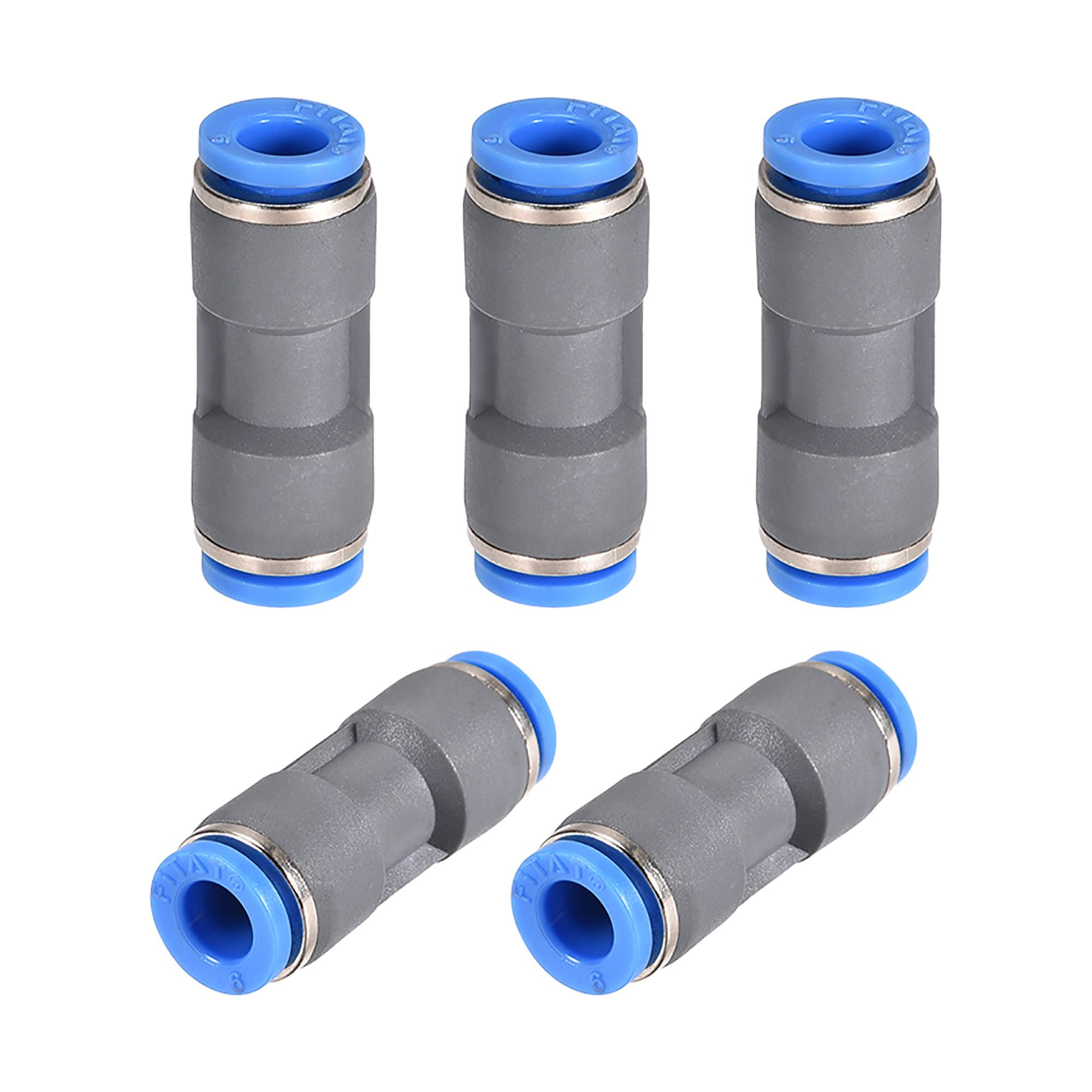 Amazon.com: Black Pneumatic Air 2 Way Quick Fittings Push