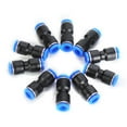 Straight Push Connectors Pneumatic Connect Fittings Air Line Quick Hose