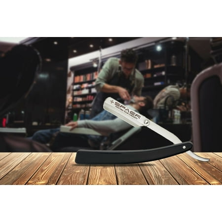 Straight Razor Barber Salon Cut Throat Shaving Folding Knife 10 Blade