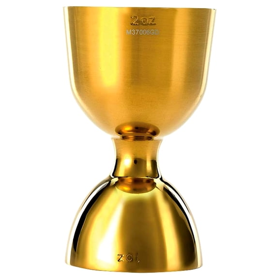 Mercer Barfly 1oz x 2oz Bell Style Jigger | Gold Plated