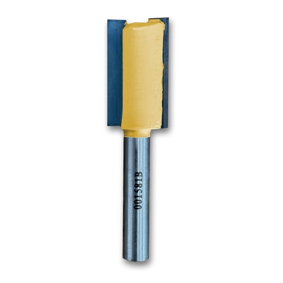 Straight Router Bit-Two Flute Woodworking Tool 5/8CD,1CL,2-1/4OL,1/4SH