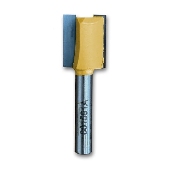 Straight Router Bit-Two Flute Woodworking Tool 5/8CD,3/4CL,2OL,1/4SH
