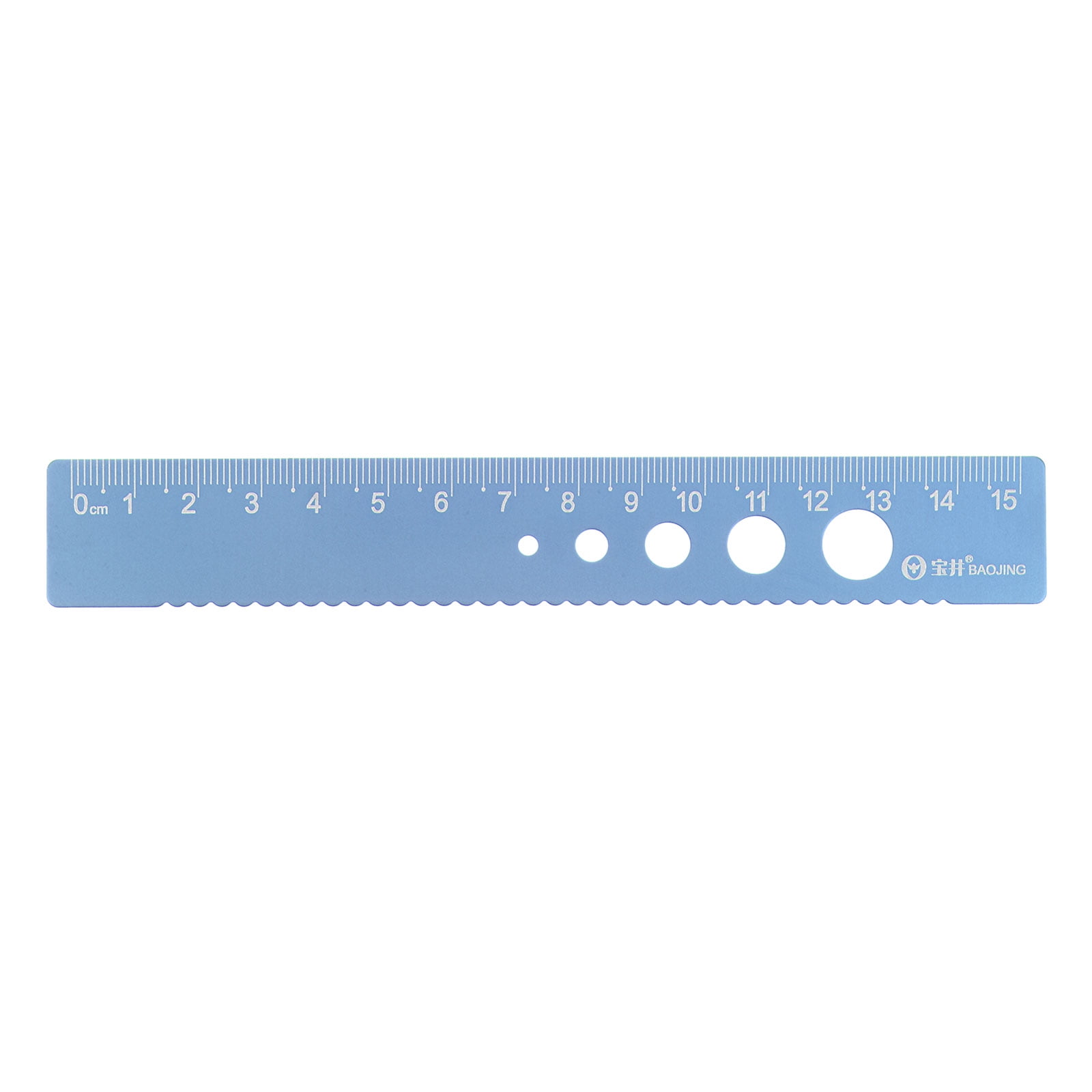 Aluminum Ruler (Metric) Blue