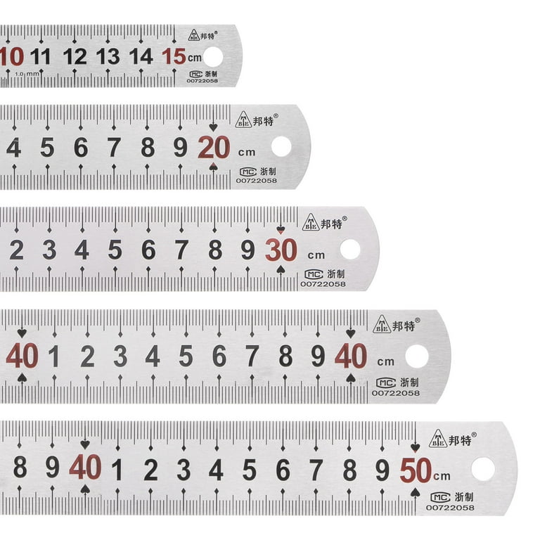 Film Ruler 6 Inch 0.5mm Scale PET Covered Thickened Flexible