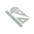 thumbnail image 1 of Straight Ruler Set Square Math Protractor Plastic Drafting Ruler Geometry Tool, 1 of 10