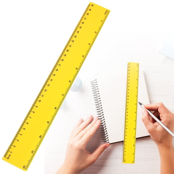 Straight Scale Measuring Ruler Portable For Math Drawing Drafting Daily Study Use