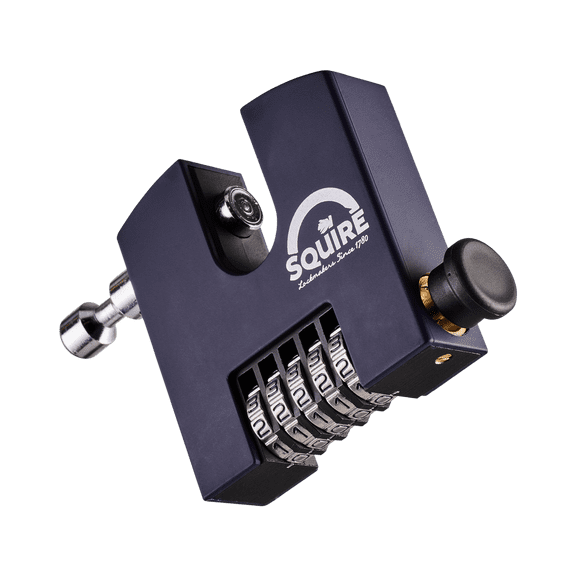 Straight Shackle Boron Steel Combination Padlock | 5 Wheel | SHCB75
