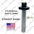 thumbnail image 1 of Straight Shank 12Mm (1/2)"- M14 X 1 Threaded Hardened Arbor Drill Chuck Adapter, 1 of 3