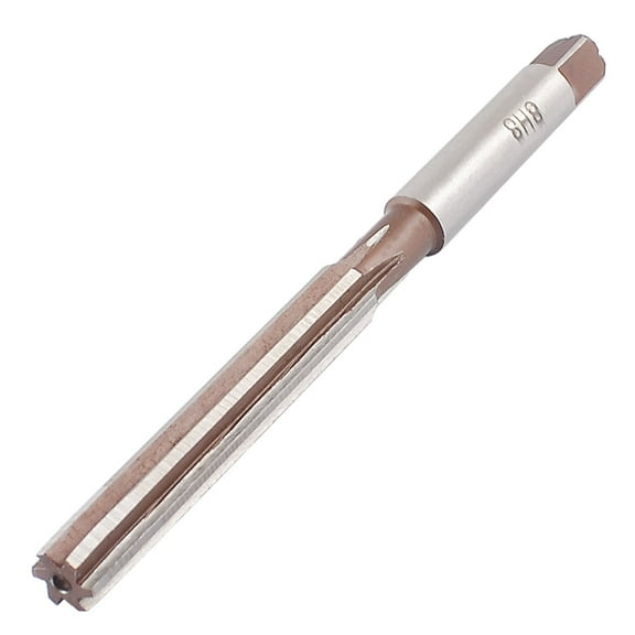 Straight Shank 6 8mm Cutting Diameter HSS Hand Reamer 103mm Long