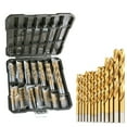 Straight Shank Drill Crossborder Highspeed Steel Titaniumplated 99pc