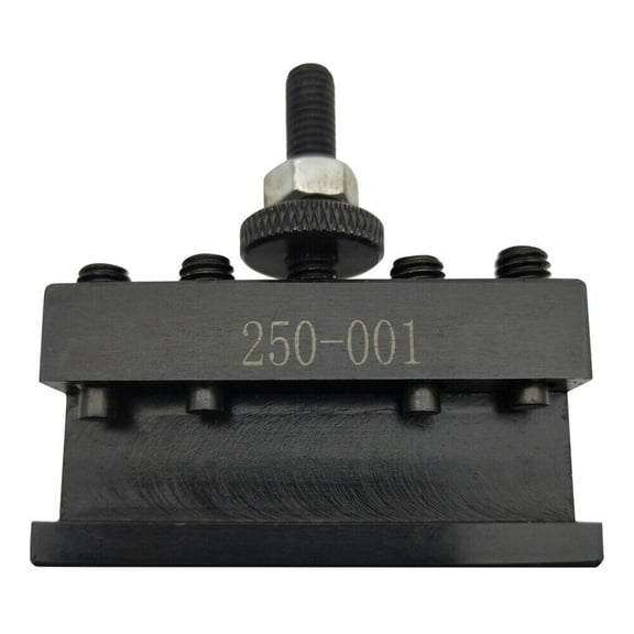Straight Shank Quick Change Tool Holder For Lathe Tools, Steel Material, Accommodates Small Diameter Boring Bars(250-001)
