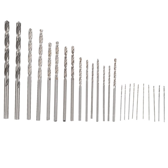 Straight Shank Spiral Drill Set, Repairing Small 25Pcs HSS 0.5-3mm DIY Micro Twist Drill Bits Tool Fixing  For Crafts For Watch