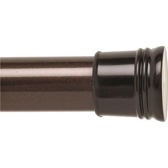 Straight Shower Curtain Rod - Steel & Plastic - 72 in.