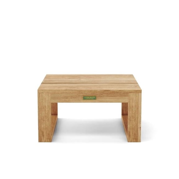 Straight Side Table, Natural Smooth Well Sanded