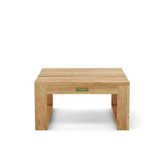Straight Side Table, Natural Smooth Well Sanded