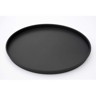 Lodge Cast Iron 14 Pre-Seasoned Round Baking Pan with Loop Handles P14P3,  Black 