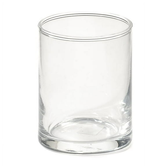 Straight Sided Votive Cup Clear 2 inches in diameter by 2.5 inches tall