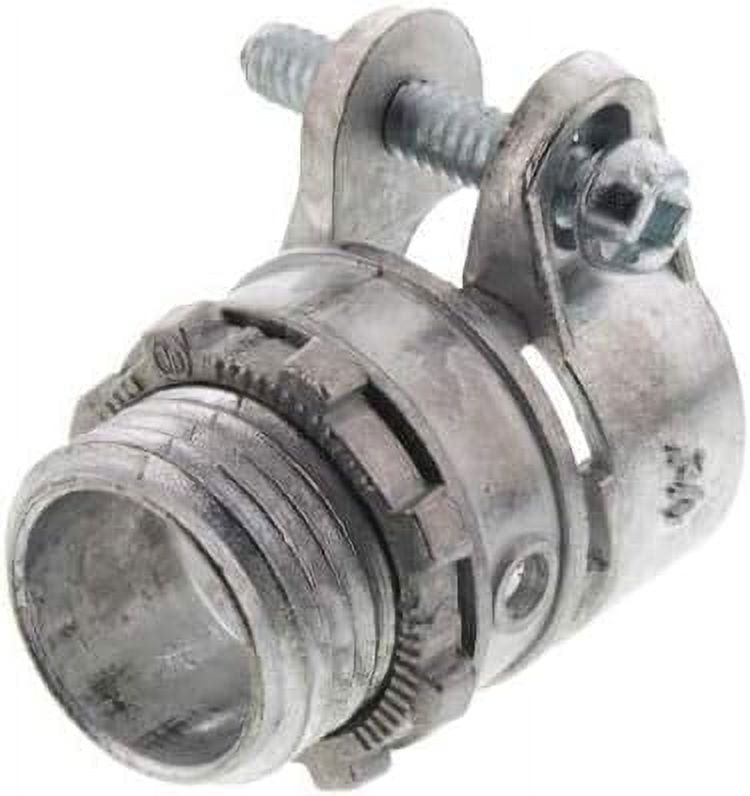 Straight Squeeze Type Malleable Iron BX Connector For Metallic Conduit