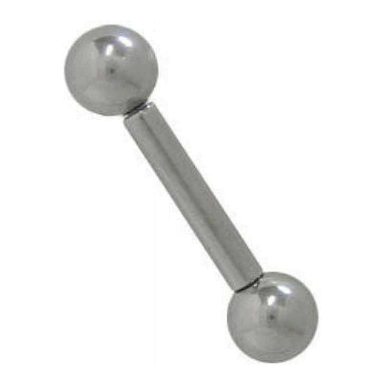 Straight Surgical Steel Barbell 10G 12mm