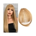 thumbnail image 1 of Straight Synthetic Blunt Bangs High Temperature Fiber Brown Women Clip-In Full Bangs 6 Inch, 1 of 6