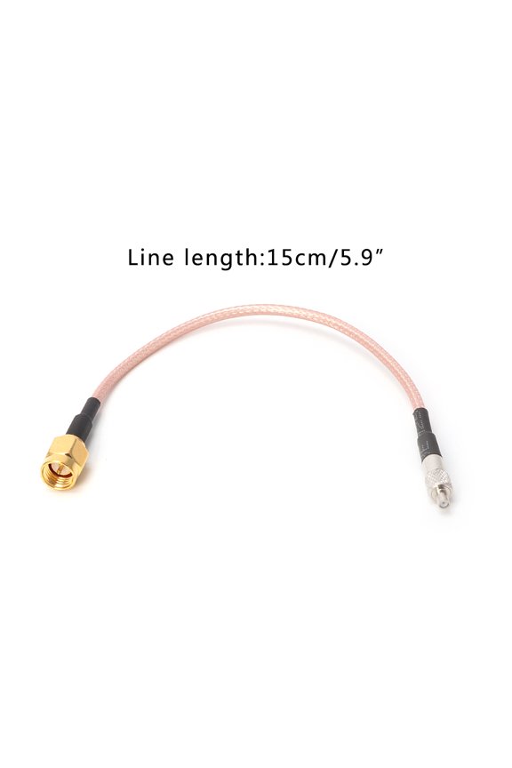 Straight TS9 Female To SMA Male Plug RG316 Coaxial Pigtail Cable Assembly E