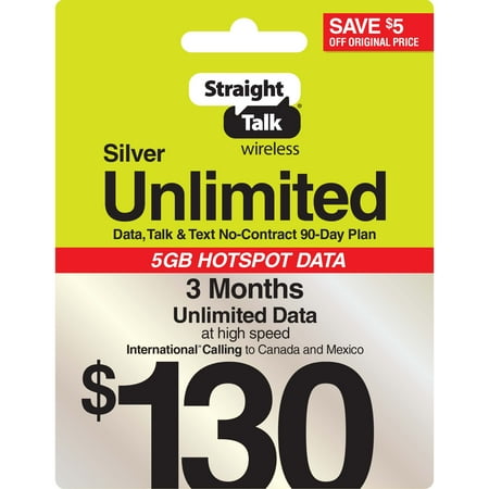 Straight Talk $130 3 Month Plan