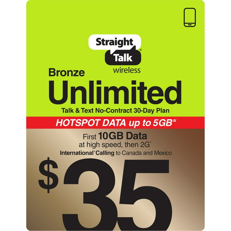 Prepaid USA Sim Card Unlimited Data/Talk/Text in USA/Canada/Mexico Works  with AT&T Network 7 Days
