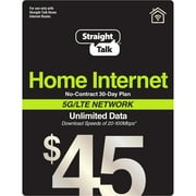 Straight Talk $45 Home Internet Unlimited Data No-Contract 30-Day Plan e-PIN Top Up (Email Delivery)