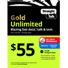 Straight Talk $55 Gold Unlimited Talk, Text & Data 30-Day Prepaid Plan + 30 GB Hotspot Data + Cloud Storage & Int'l Calling