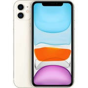 Straight Talk Apple iPhone 11, 64GB, White - Prepaid Smartphone