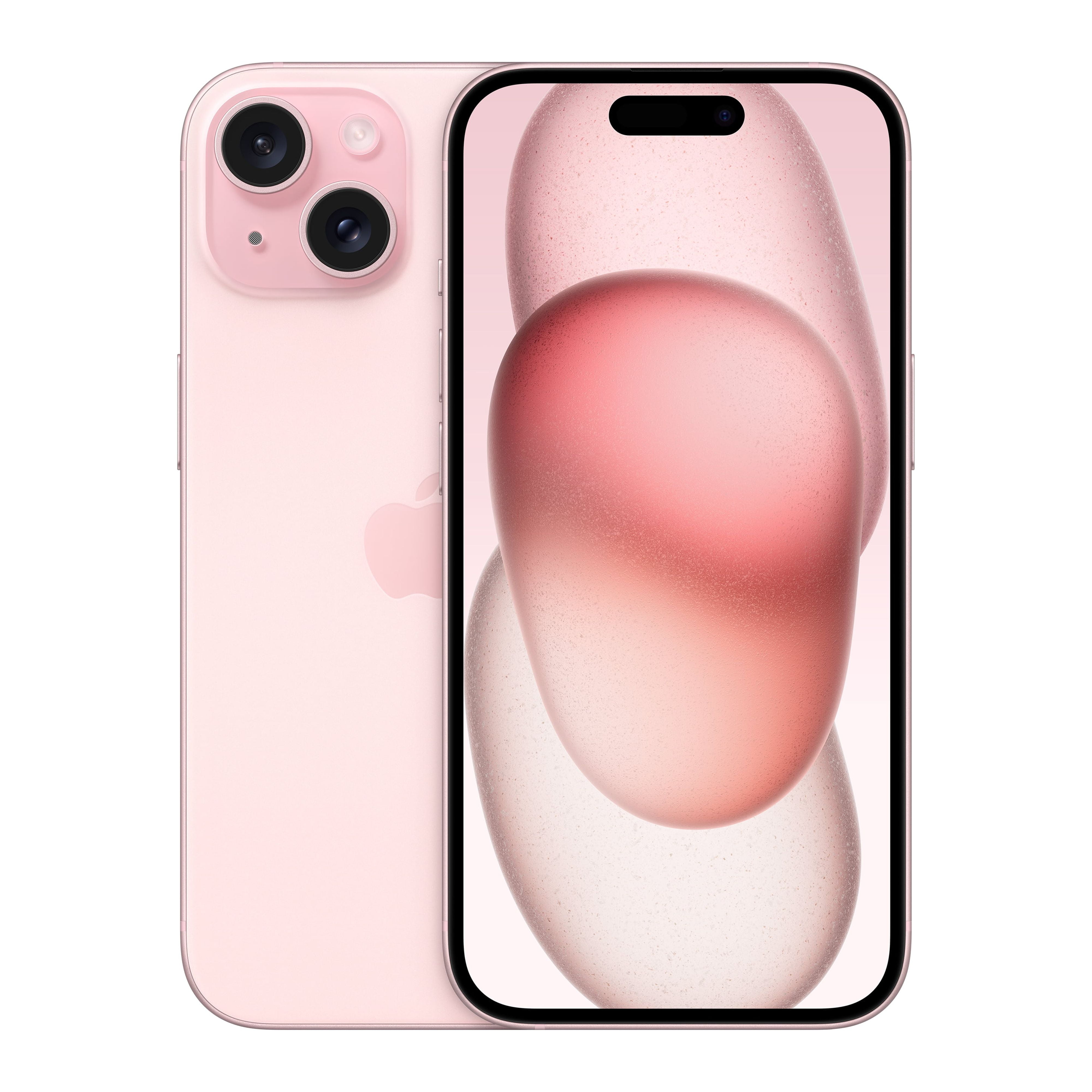 Straight Talk Apple iPhone 15 128GB Pink Prepaid Smartphone Walmart