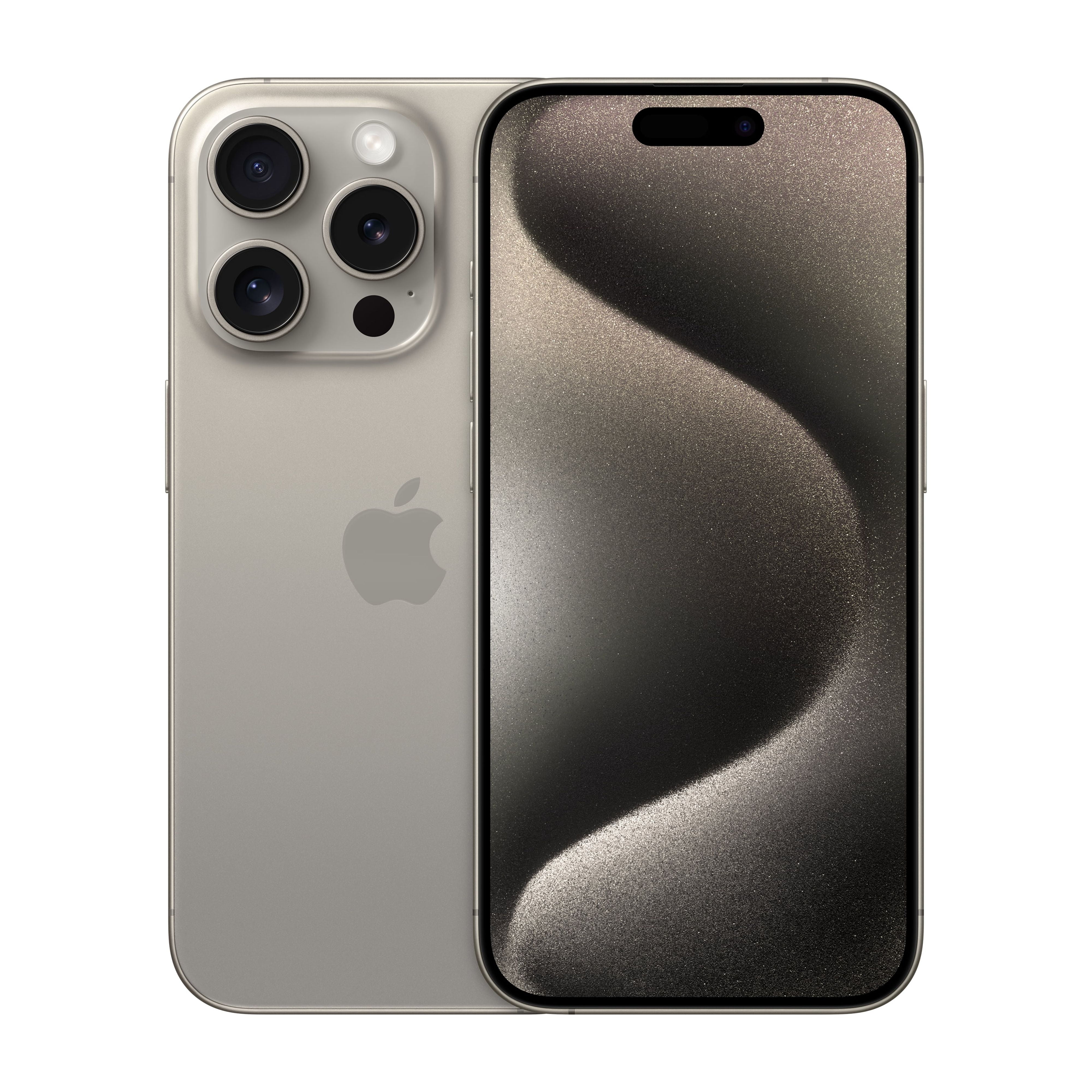 Straight Talk Apple iPhone 15 Pro, 256GB, Natural - Prepaid Smartphone